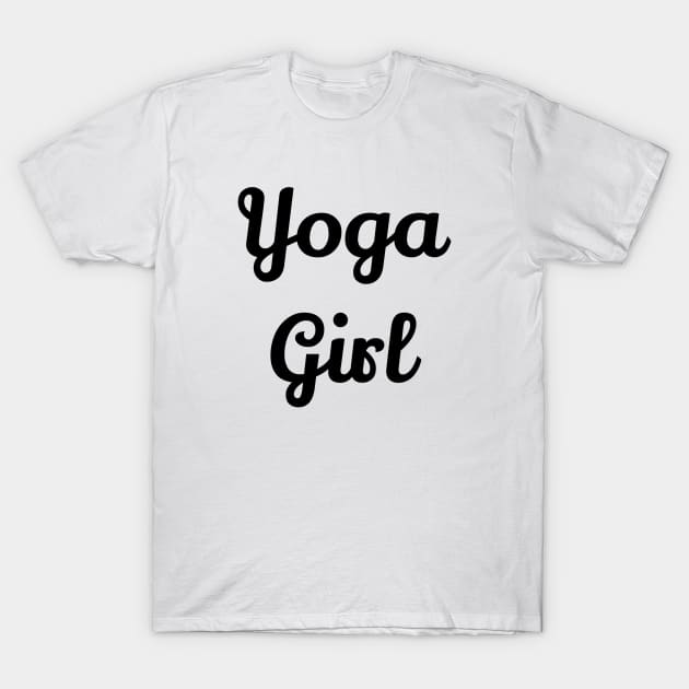 Yoga Girl T-Shirt by Jitesh Kundra